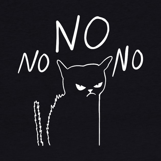 Cat Says No by artbycoan